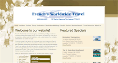 Desktop Screenshot of frenchsworldwidetravel.com